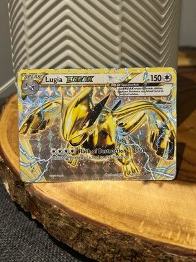 Pokémon TCG Lugia BREAK 79/124 Fates Collide Holo Gold Rare Card, 2016